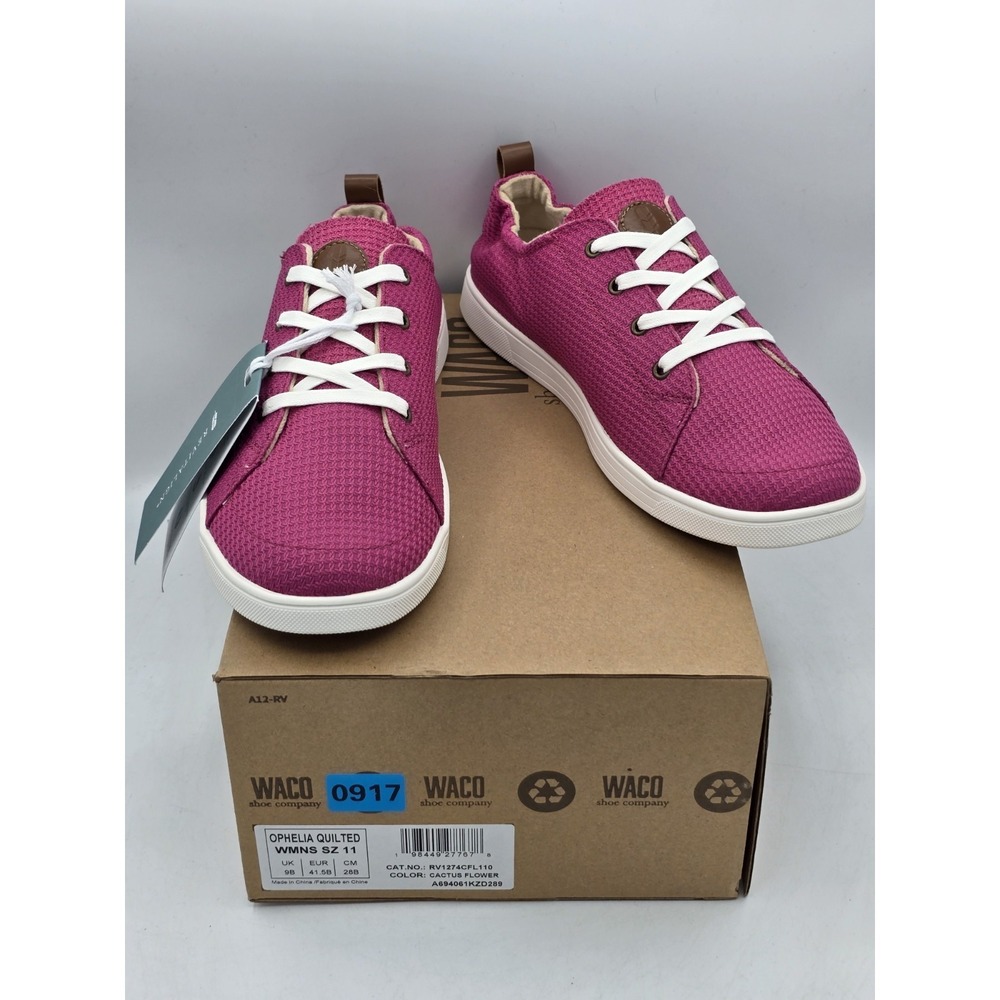 Revtialign Orthotic Quilted Casual Sneakers Ophelia Cactus Pink Flower Sz 11 M